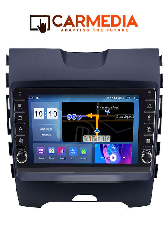 Carmedia Car Audio System for Ford Edge 2015 (Bluetooth/USB/WiFi/GPS/Apple-Carplay/Android-Auto) with Touch Screen 9"