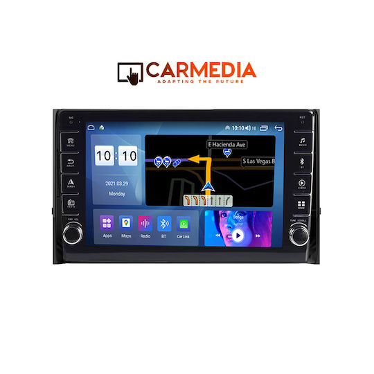 Carmedia Car Audio System for Skoda Karoq / Kodiaq 2016 (Bluetooth/USB/WiFi/GPS/Apple-Carplay/Android-Auto) with Touch Screen 9"