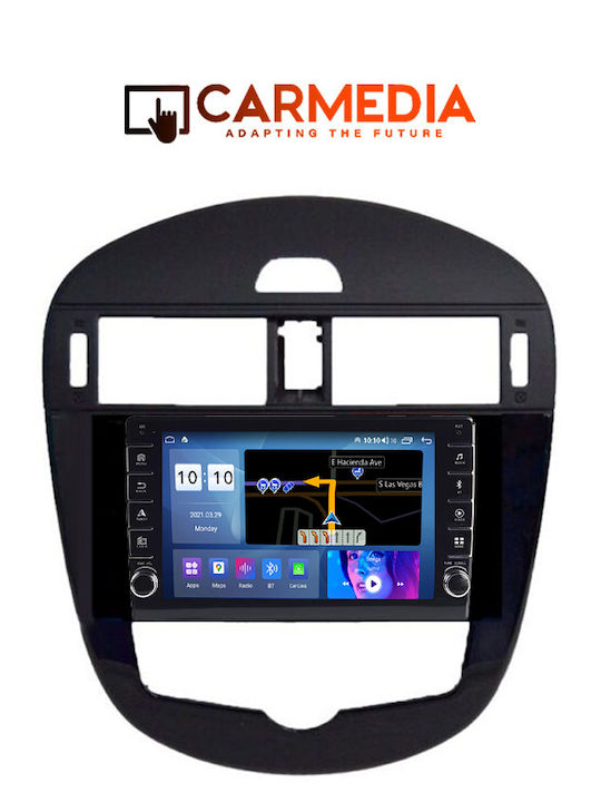 Carmedia Car Audio System for Nissan Pulsar 2014 (Bluetooth/USB/WiFi/GPS/Apple-Carplay/Android-Auto) with Touch Screen 9"