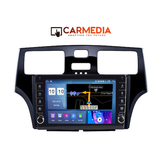 Carmedia Ηχοσύστημα Αυτοκινήτου για Lexus ES 2000-2006 (Bluetooth/USB/WiFi/GPS/Apple-Carplay/Android-Auto) με Οθόνη Αφής 9"