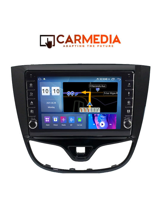 Carmedia Car Audio System for Opel Karl 2014-2019 (Bluetooth/USB/WiFi/GPS/Apple-Carplay/Android-Auto) with Touch Screen 9"