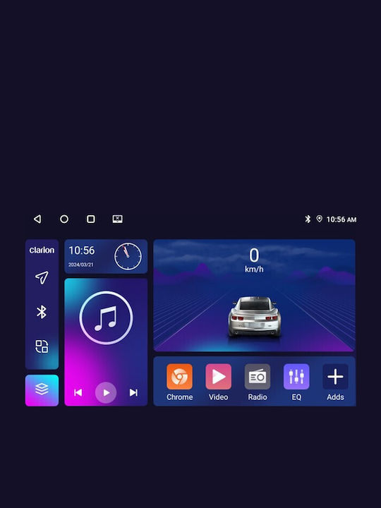 Clarion Ηχοσύστημα Αυτοκινήτου για Ford Focus 2004>2012 (Bluetooth/USB/WiFi/GPS/Apple-Carplay/Android-Auto)