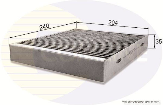 Cabin Carbon Filter Chevrolet Opel Ekf295a