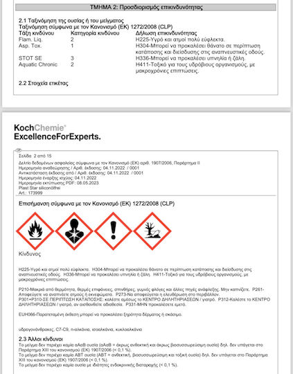 Koch-Chemie Lichid Protecție Conservant plastic fără silicon pentru Materiale plastice exterioare Plast Star PSS 1lt