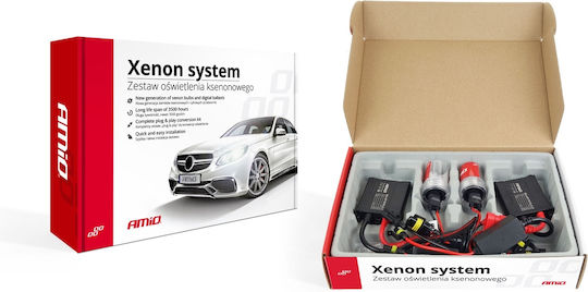 AMiO Xenon Set de Iluminare 9005 55W 12V 6000K Alb rece