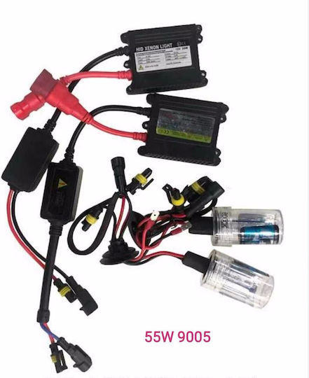 Car Xenon Kit HB4-9006 55W 12V 6000K Cold White