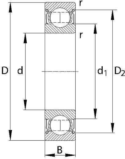 SKF Мотоциклетни лагери 17x40x12мм
