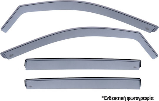 DGA Set deflectoare de vânt Dark Fime pentru Volkswagen Magazin online de golf 2013+ 4buc
