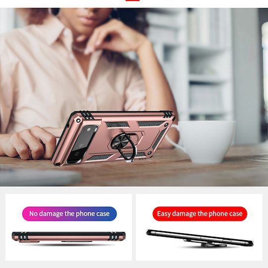 Magnetic Back Cover Silicon Magnetic Rose Gold (Google Pixel 6)