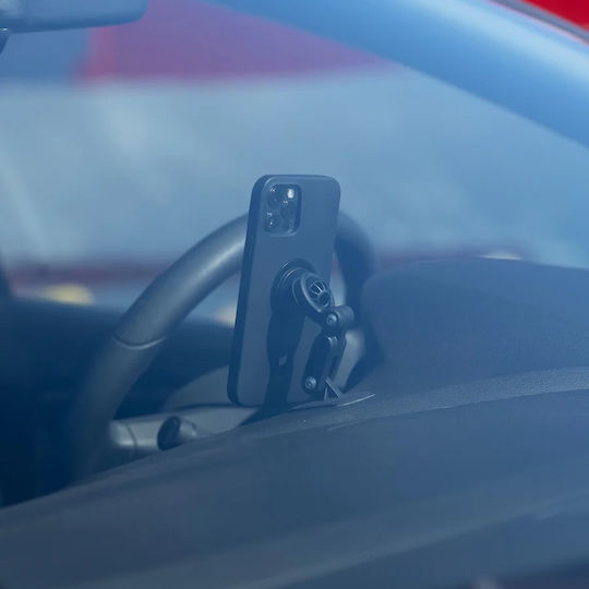SP Connect Adhesive Mount Pro Motorcycle Cellphone Stand Mounting Type with Clip for Steering Wheel