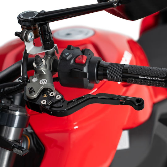 Barracuda Motorcycle Brake Lever Adjustable for Kawasaki Z1000 2017-2019 Black KN1127-17-2