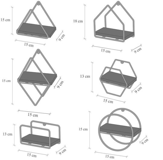 Стенни Рафтове Solid Edge Unicutil Черни (6 Брой)