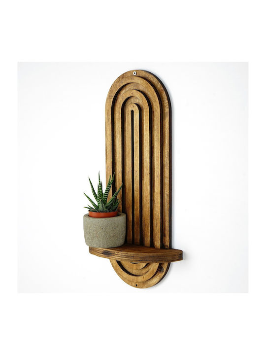Wandregal Royal Oak Unicutil Walnuss 20x9x40cm