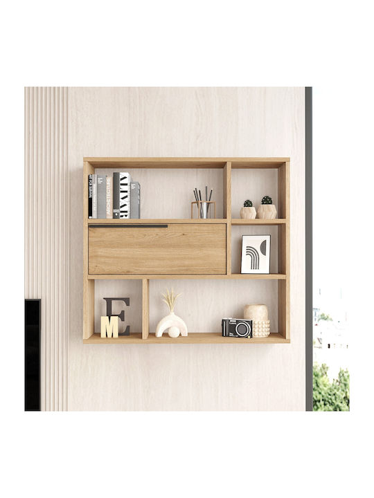 Ράφι Τοίχου Light Light Walnut 90.1x22x81εκ.