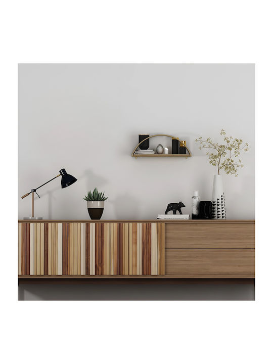 Ράφι Τοίχου Dekoratif Gold-brown 45x15x18εκ.