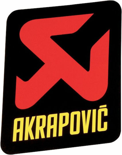 Akrapovic Διακοσμητικό Αυτοκόλλητο Μαύρο