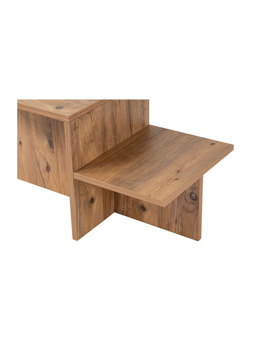 Rectangular Central Coffee Table Harmony Wooden Pine M80xL40xH40cm