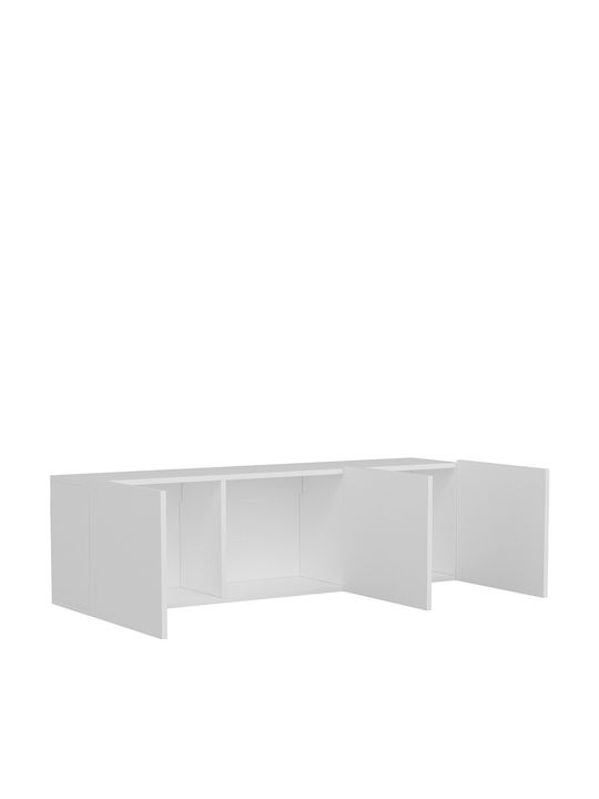 TV Stand White M150xD31xH44cm