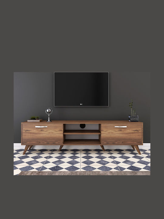 TV Stand Walnut L180xD35xH48.6cm