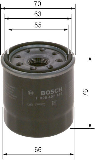 Bosch Φίλτρο Λαδιού Αυτοκινήτου για Kia