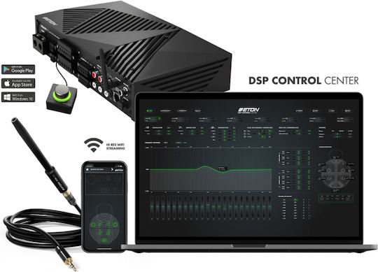 Eton Ενισχυτής Автомобилен Stealth 7.1 DSP 7 канала (Клас D)