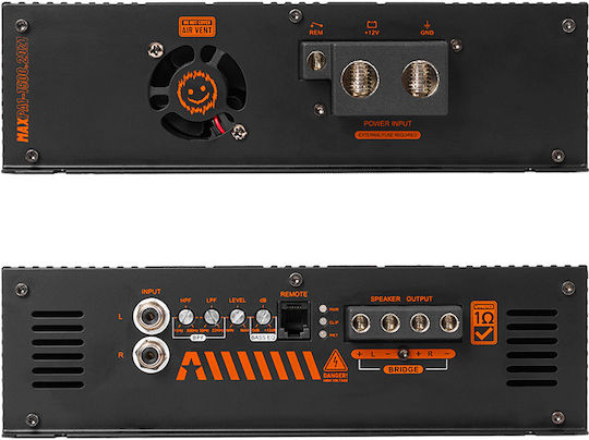 Gas Audio Power Amplificator Auto MAX PA1-1500.2DZ1 2 canale (Clasa D)