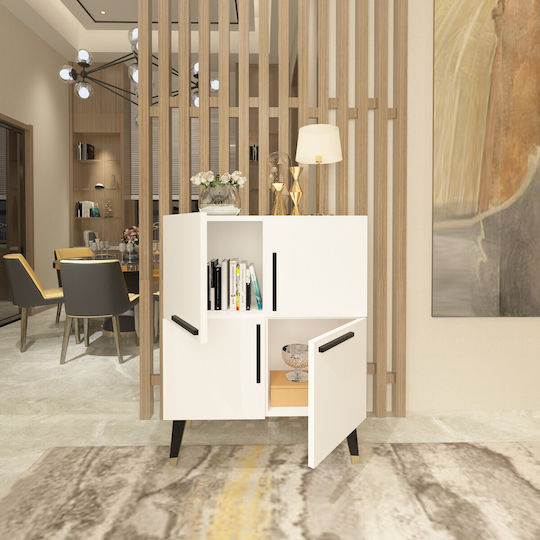 Sideboard Makro Wooden White-black 70x35x90cm