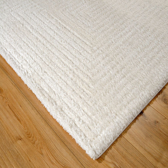 Tzikas Carpets 72970-λευκο Χαλί Ορθογώνιο Λευκό, Κρέμ 200x290cm
