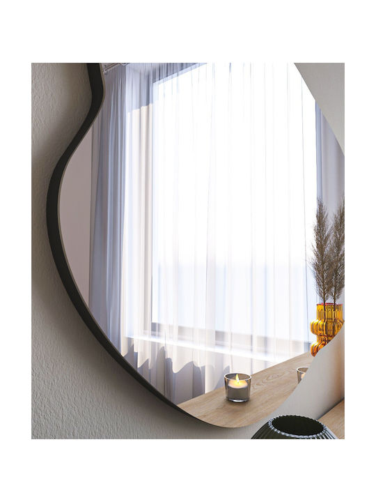 Καθρέπτης Τοίχου Ohho 116sam1102 60x2,2x85cm Black Hanah Home Mdf
