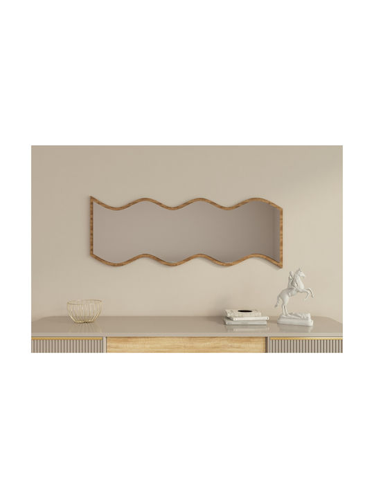Огледало за стена Safi 116sam1201 40x2.2x120см Орех Hanah Home MDF