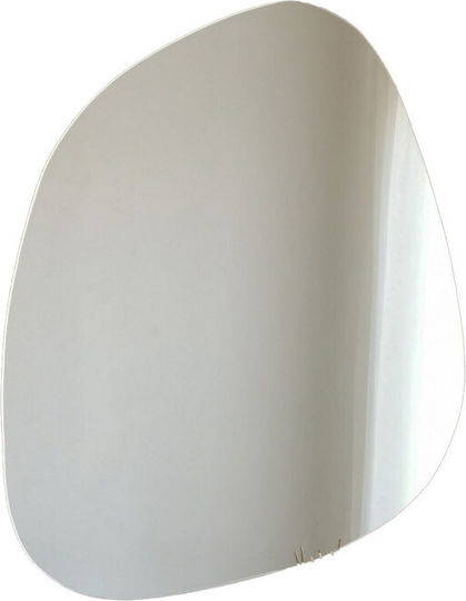 Aberto Design Soho Oglindă de Perete cu Galben Ramă din Plastic 75x58cm 1buc