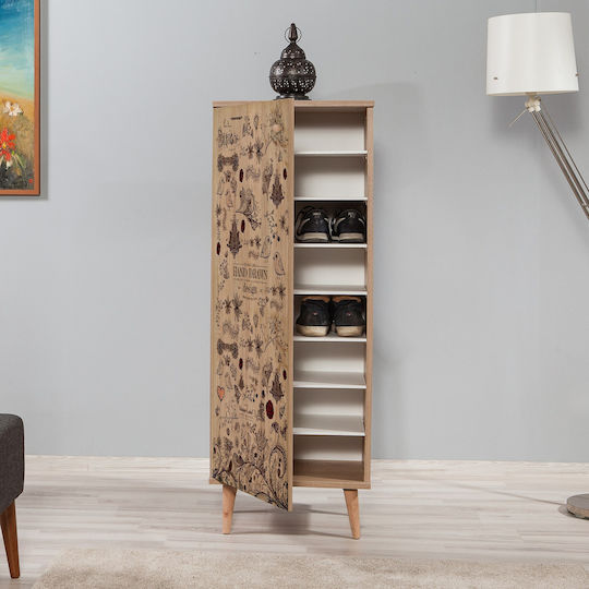 Holz Schuhschrank Filinta 50x38x135cm