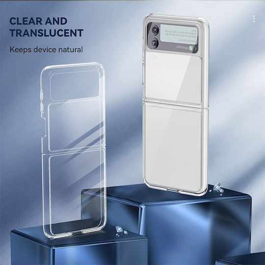 Crystal Umschlag Rückseite Kunststoff Transparent (Galaxy Z Flip3 5G)
