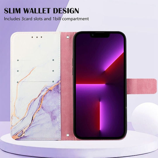 Pattern Wallet Synthetic Leather Multicolour (Vivo V21 5G)