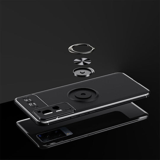 Solid Color Back Cover Silicone Blue (Vivo X60 Pro 5G)