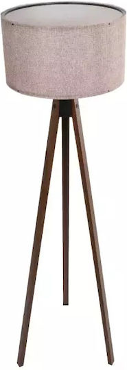 GloboStar Saga Floor Lamp H140xW38cm. with Socket for Bulb E27 Rose Gold