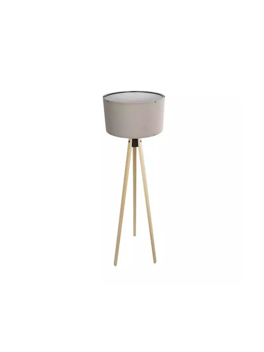 GloboStar Saga Floor Lamp H140xW38cm. with Socket for Bulb E27 Beige