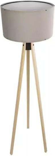 GloboStar Saga Stehleuchte H140xB38cm. mit Fassung für Lampe E27 Beige