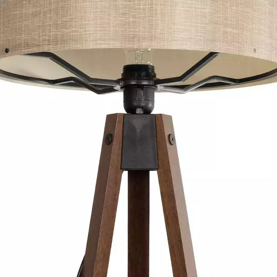 GloboStar Saga Stehleuchte H140xB38cm. mit Fassung für Lampe E27 Beige