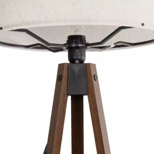 GloboStar Saga Lampa de podea Î140xL38cm. cu Soclu pentru Bec E27 Alb