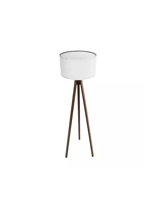 GloboStar Saga Floor Lamp H140xW38cm. with Socket for Bulb E27 White