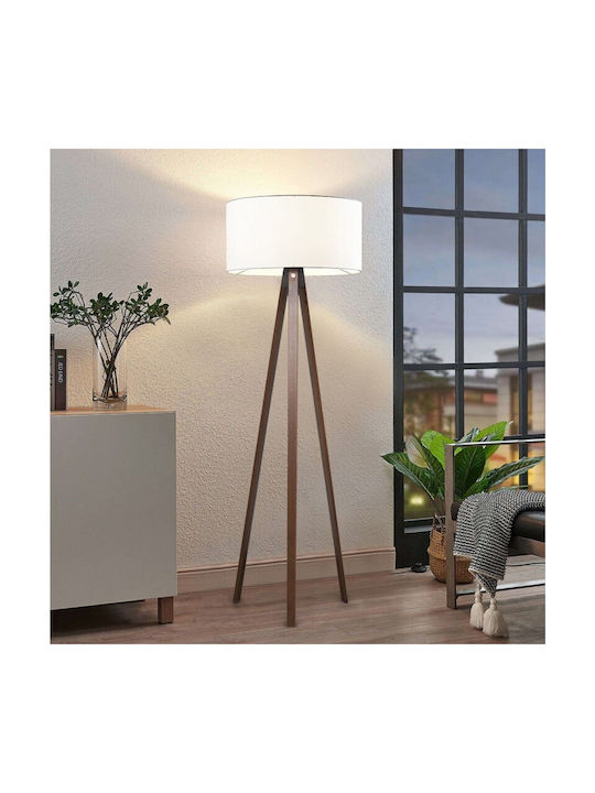 GloboStar Saga Floor Lamp H140xW38cm. with Socket for Bulb E27 White