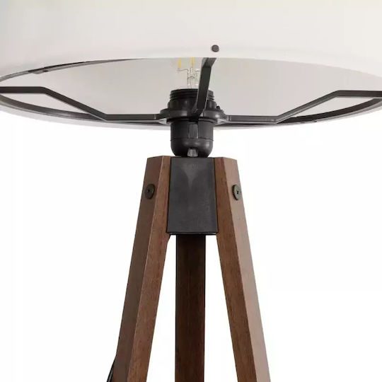 GloboStar Saga Stehleuchte H140xB38cm. mit Fassung für Lampe E27 Beige