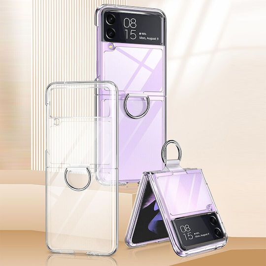 Glossy Back Cover Plastic White (Galaxy Z Flip3)