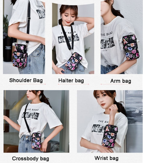 Mini Wallet Mobile Phone Bag Print Style Scene