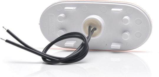 Side Oval LED Light 1224V White