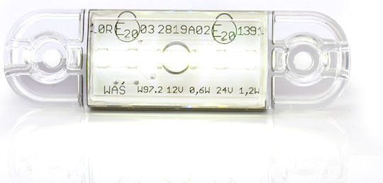 Led Side Light 5 Smd Was 12/24V White 1 Piece
