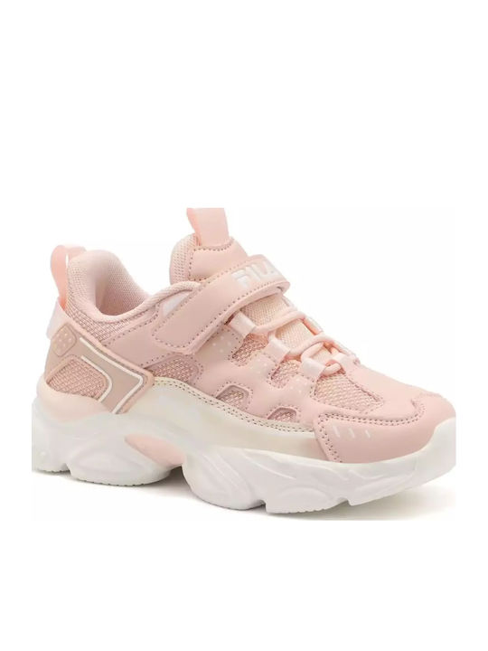 Memory Spinel 3 V Kids Sneakers with Scratch Pink