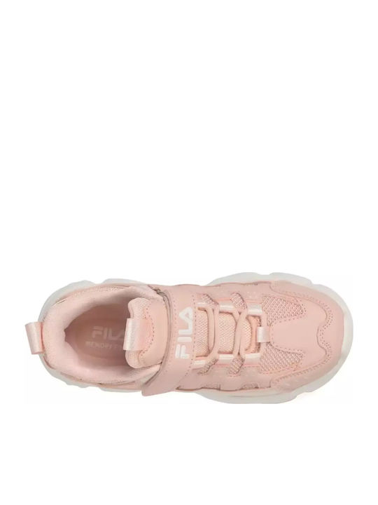 Memory Spinel 3 V Kids Sneakers with Scratch Pink