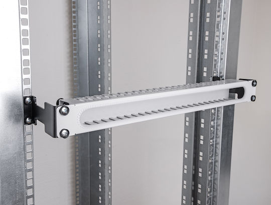 Delock Αντάπτορας Επέκτασης Βάθους Rack 67272 Έως 10cm 1u Μαύρο